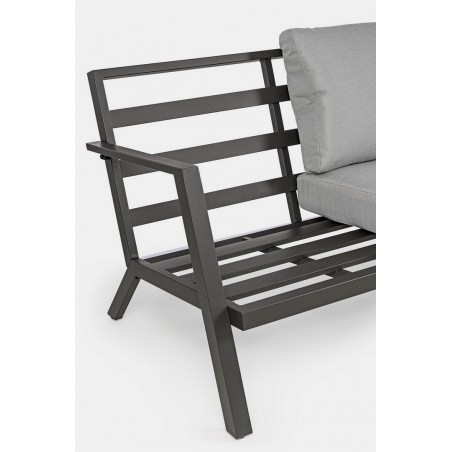 Bizzotto Zestaw Wypoczynkowy Ogrodowy     Harley Antracyt