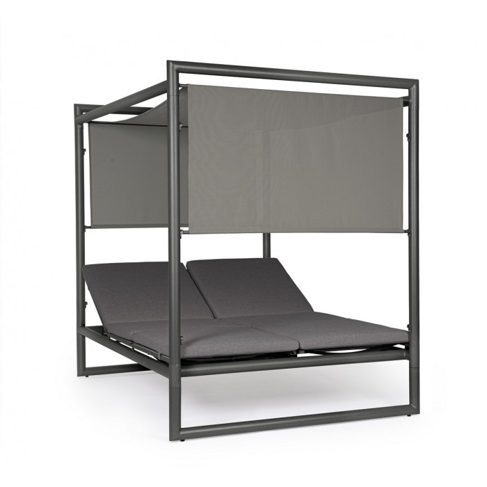 Bizzotto Łóżko Ogrodowe Konnor Szare