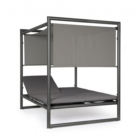 Bizzotto Łóżko Ogrodowe Konnor Szare