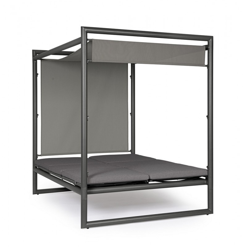 Bizzotto Łóżko Ogrodowe Konnor Szare