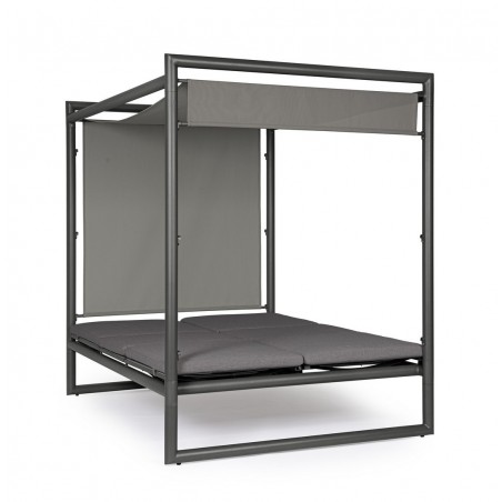 Bizzotto Łóżko Ogrodowe Konnor Szare