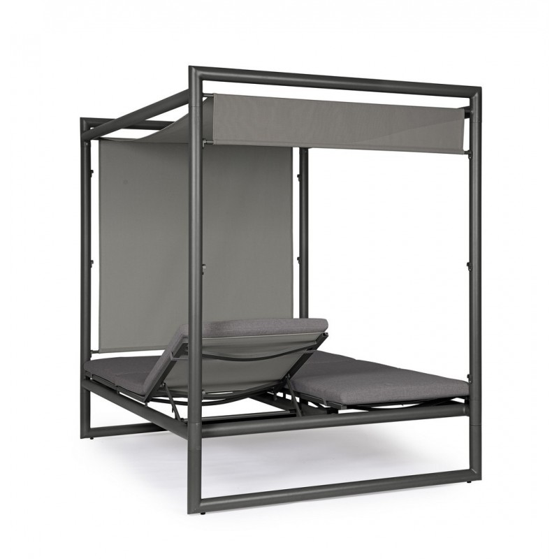 Bizzotto Łóżko Ogrodowe Konnor Szare