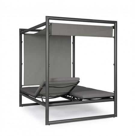 Bizzotto Łóżko Ogrodowe Konnor Szare