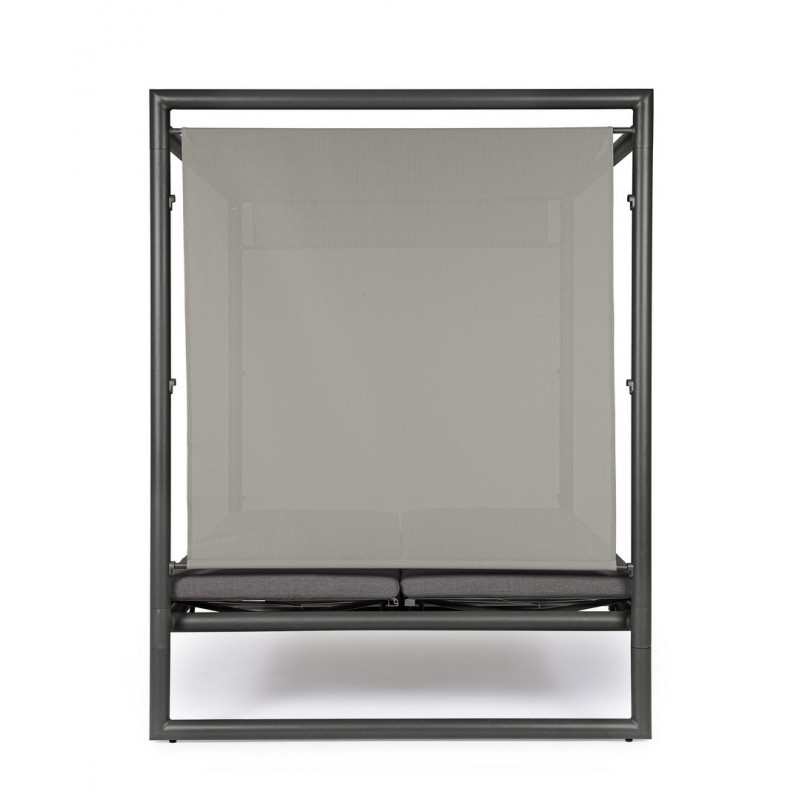 Bizzotto Łóżko Ogrodowe Konnor Szare