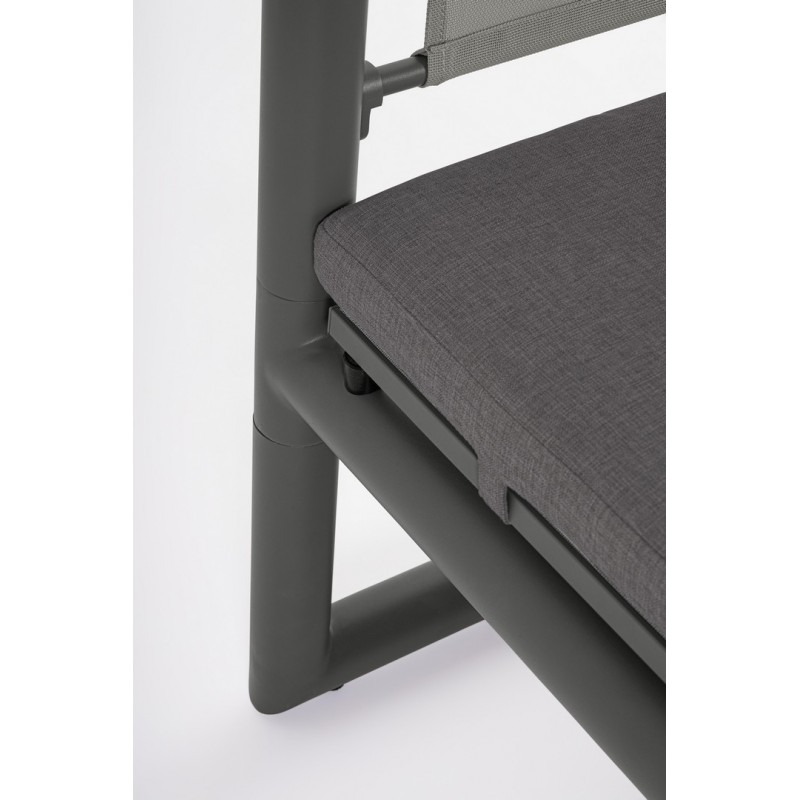 Bizzotto Łóżko Ogrodowe Konnor Szare