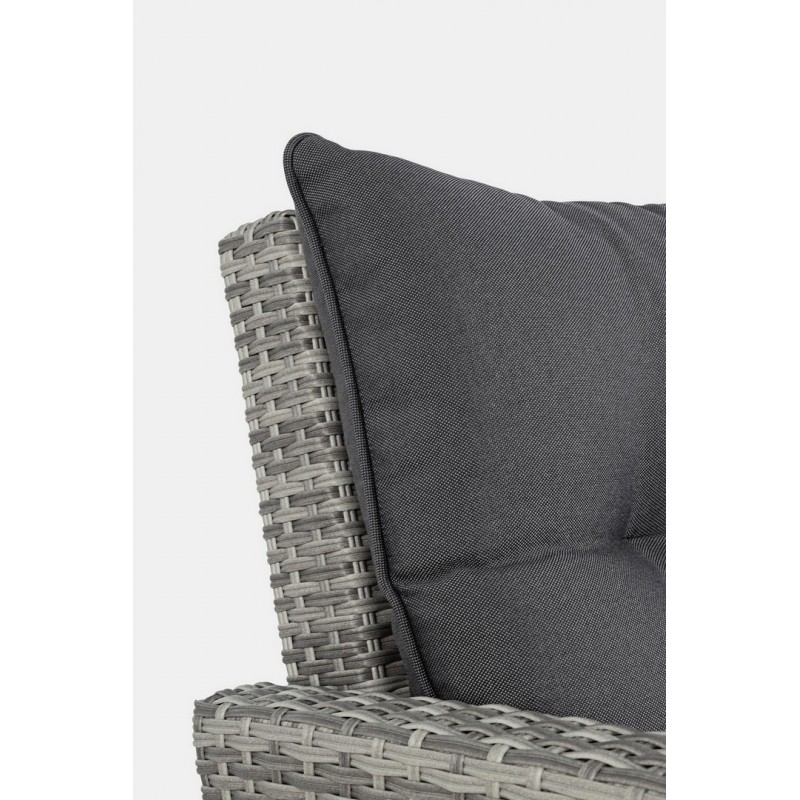 Bizzotto Zestaw Wypoczynkowy Ogrodowy     Ariel Szary