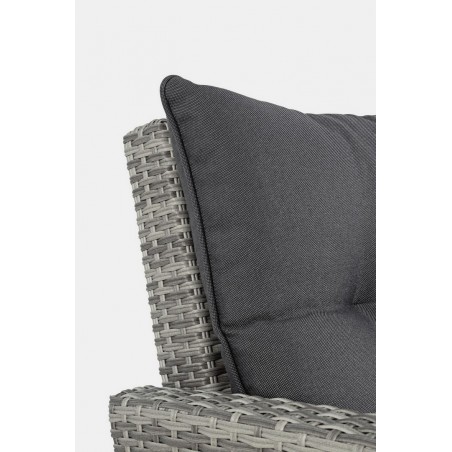 Bizzotto Zestaw Wypoczynkowy Ogrodowy     Ariel Szary