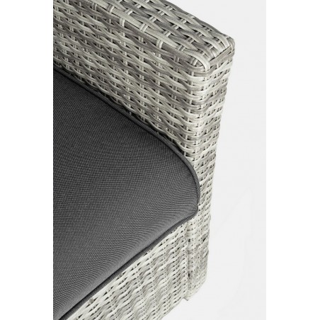 Bizzotto Zestaw Wypoczynkowy Ogrodowy     Ariel Szary