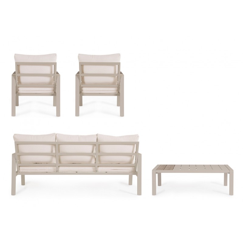 Bizzotto Zestaw Wypoczynkowy Ogrodowy     Elna Peyote Beżowy