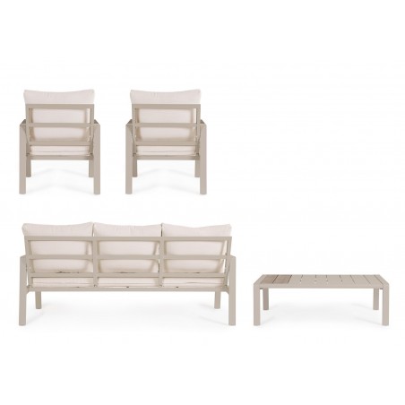 Bizzotto Zestaw Wypoczynkowy Ogrodowy     Elna Peyote Beżowy