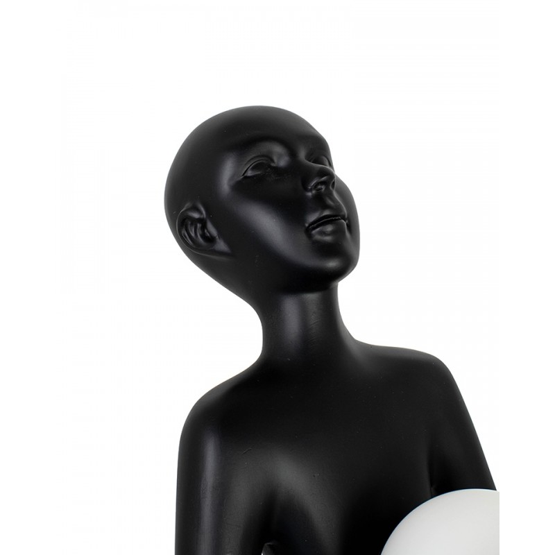 Moosee Lampa Stołowa Human Premium        Czarna