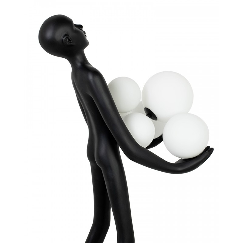 Moosee Lampa Stołowa Human Premium        Czarna