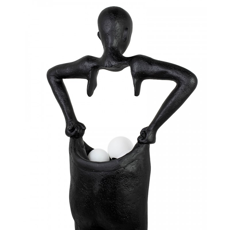 Moosee Lampa Podłogowa Human Houdini      Czarna