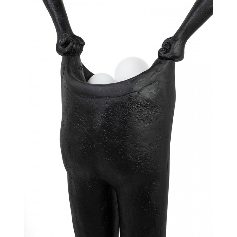 Moosee Lampa Podłogowa Human Houdini      Czarna