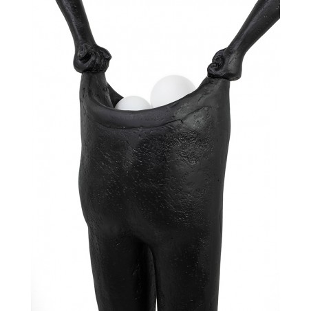 Moosee Lampa Podłogowa Human Houdini      Czarna