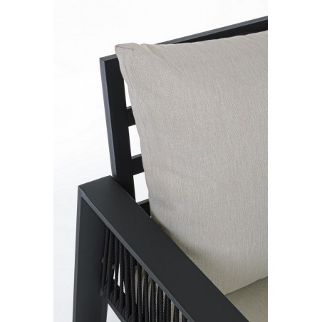 Bizzotto Zestaw Ogrodowy Captiva          Antracyt / Szary