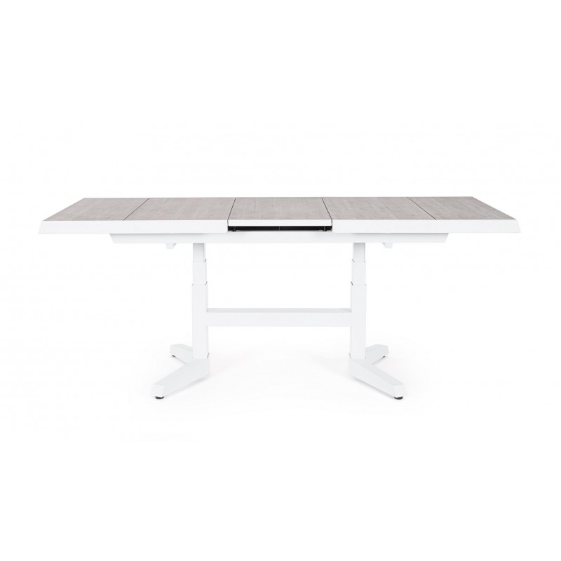 Bizzotto Stół Ogrodowy Robert Biały /     Szary (Rozkładany)