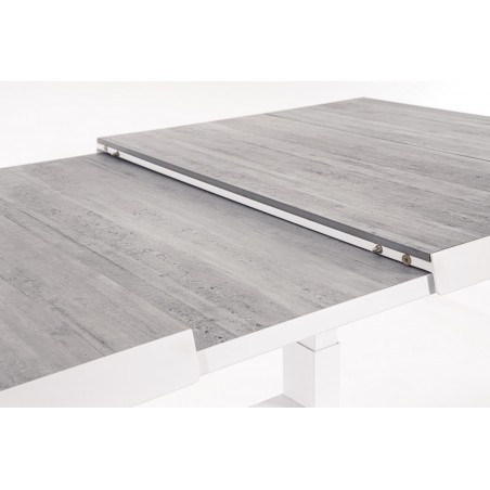 Bizzotto Stół Ogrodowy Robert Biały /     Szary (Rozkładany)