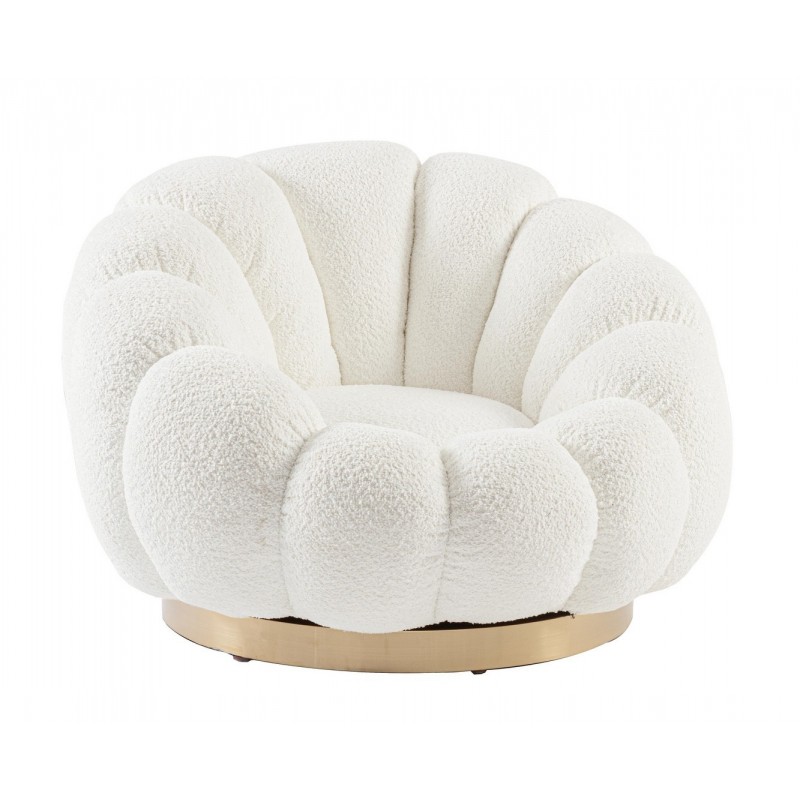 Bizzotto Fotel Obrotowy Florel Biały