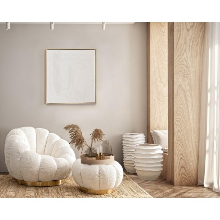 Bizzotto Fotel Obrotowy Florel Biały