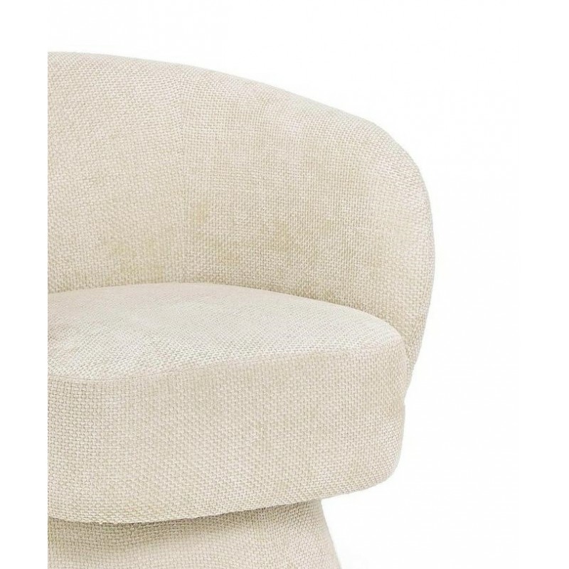 Bizzotto Fotel Obrotowy Julienne Shell    Beżowy