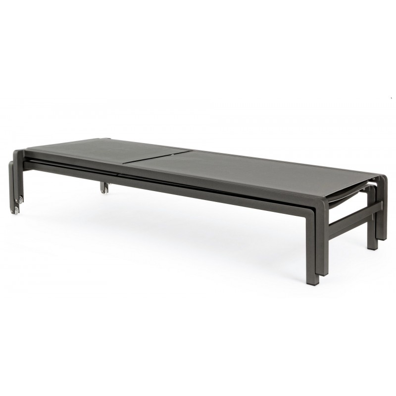 Bizzotto Leżak Ogrodowy Konnor Czarny