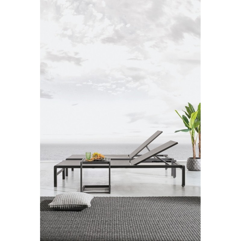 Bizzotto Leżak Ogrodowy Konnor Czarny