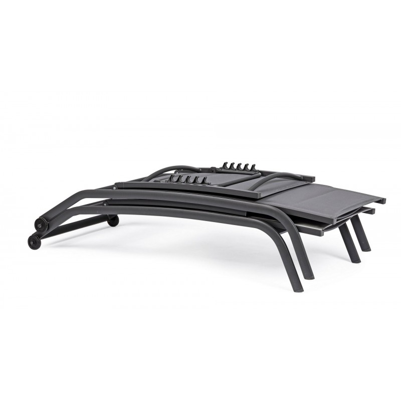 Bizzotto Leżak Ogrodowy Cleopas Antracyt