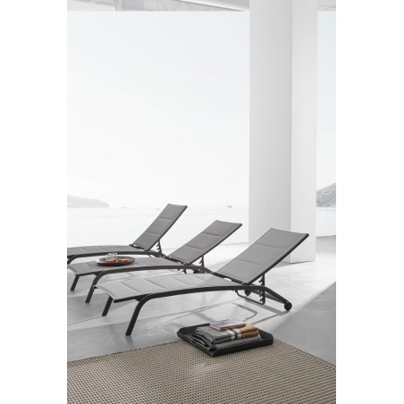 Bizzotto Leżak Ogrodowy Cleopas Antracyt