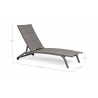 Bizzotto Leżak Ogrodowy Cleopas Taupe