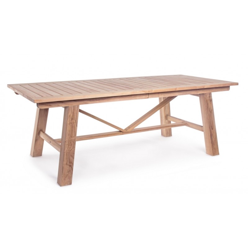Bizzotto Stół Ogrodowy Maryland 220-300   Naturalny (Rozkładany)