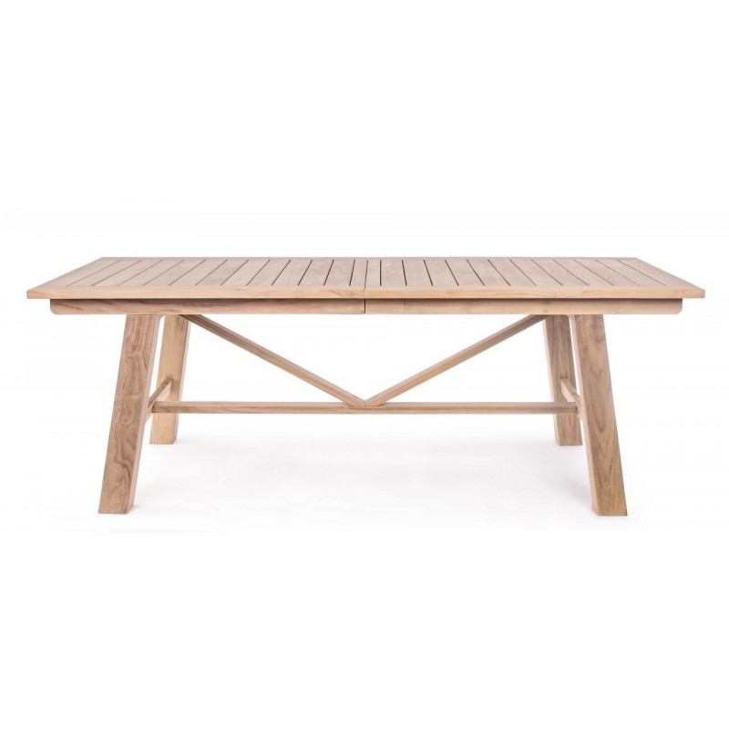 Bizzotto Stół Ogrodowy Maryland 220-300   Naturalny (Rozkładany)