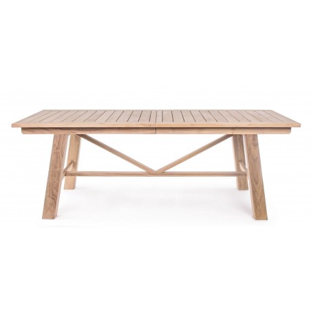 Bizzotto Stół Ogrodowy Maryland 220-300   Naturalny (Rozkładany)