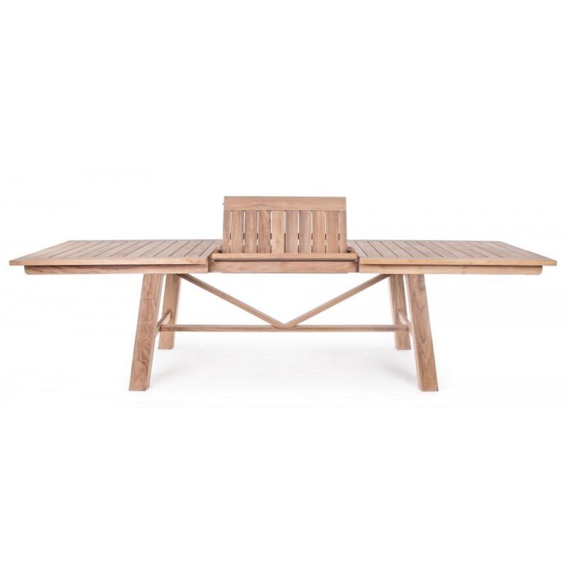 Bizzotto Stół Ogrodowy Maryland 220-300   Naturalny (Rozkładany)