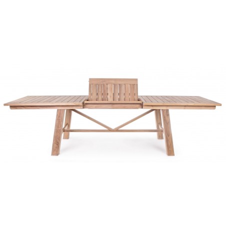 Bizzotto Stół Ogrodowy Maryland 220-300   Naturalny (Rozkładany)