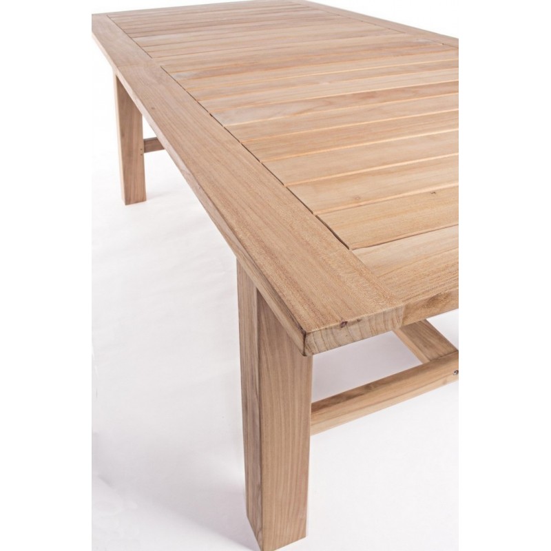 Bizzotto Stół Ogrodowy Maryland 220-300   Naturalny (Rozkładany)