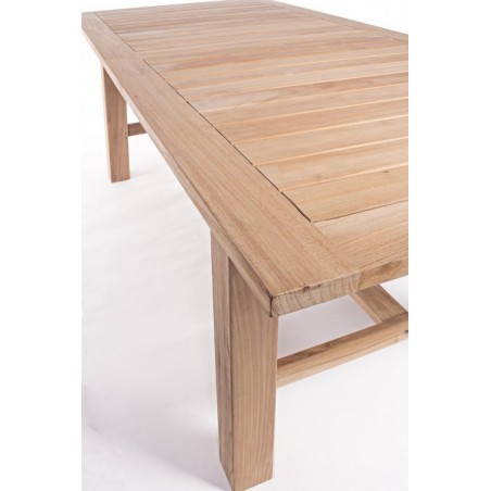 Bizzotto Stół Ogrodowy Maryland 220-300   Naturalny (Rozkładany)