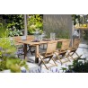 Bizzotto Stół Ogrodowy Maryland 180-240 Naturalny (Rozkładany)