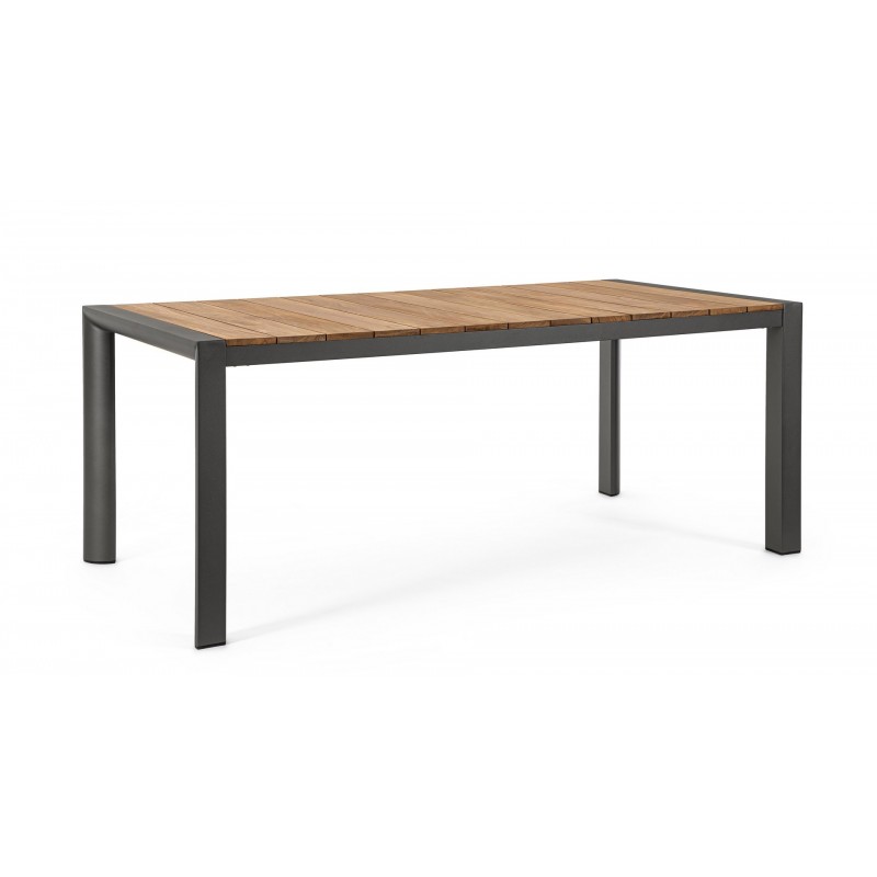 Bizzotto Stół Ogrodowy Cameron 180        Naturalny / Czarny