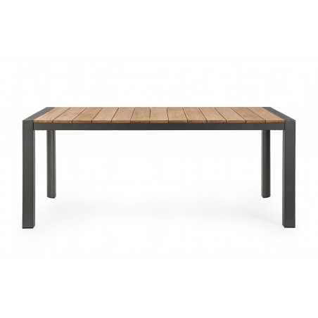 Bizzotto Stół Ogrodowy Cameron 180        Naturalny / Czarny