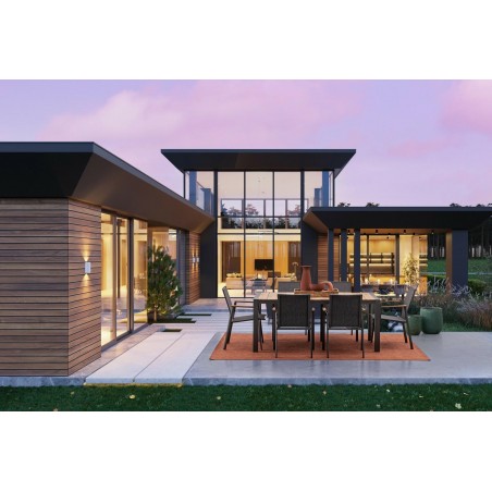 Bizzotto Stół Ogrodowy Cameron 180        Naturalny / Czarny