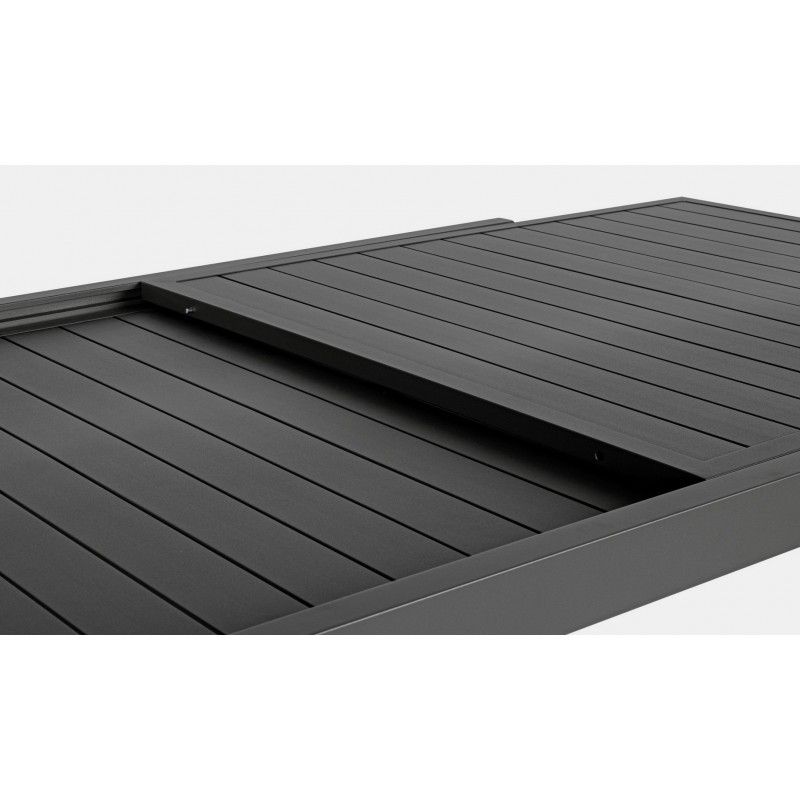 Bizzotto Stół Ogrodowy Hilde 200-300      Ciemny Szary (Rozkładany)