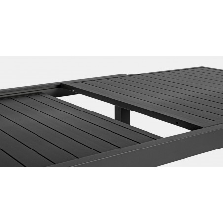 Bizzotto Stół Ogrodowy Hilde 200-300      Ciemny Szary (Rozkładany)