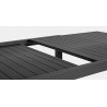 Bizzotto Stół Ogrodowy Hilde 200-300 Ciemny Szary (Rozkładany)