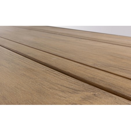 Bizzotto Stół Ogrodowy Elias 198          Naturalny / Czarny