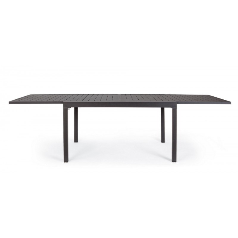 Bizzotto Stół Ogrodowy Pelagius 135-270   Ciemny Szary (Rozkładany)