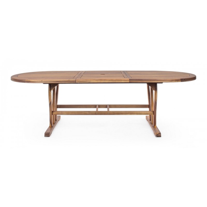 Bizzotto Stół Ogrodowy Noemi 180-240      Naturalny (Rozkładany)