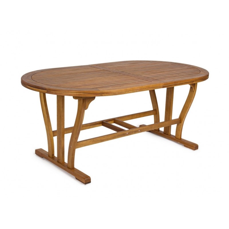 Bizzotto Stół Ogrodowy Noemi 180-240      Naturalny (Rozkładany)