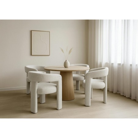 Mamaison Krzesło Logan Beżowe