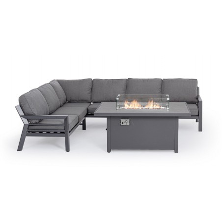 Bizzotto Zestaw Ogrodowy Hendrix Ciemny   Szary